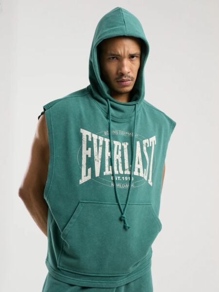 Everlast Authentic Boxing Oversize Kolsuz Erkek Sweatshirt TM0009 Yeşil - XL