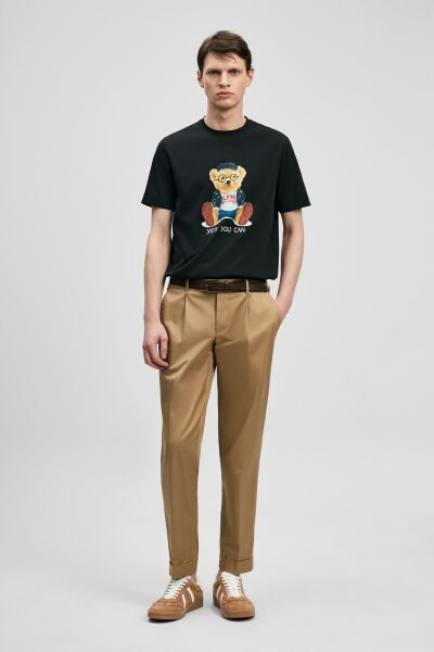 Lufian Teddy Modern Grafik T- Shirt 111020305