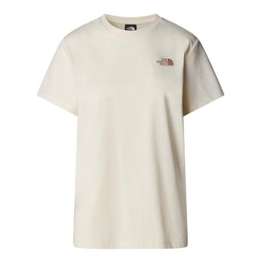 The North Face W Ss Box Nse Relaxed Tee Kadın T-Shirt Beyaz - XS