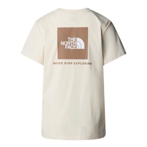 The North Face W Ss Box Nse Relaxed Tee Kadın T-Shirt Beyaz - XS