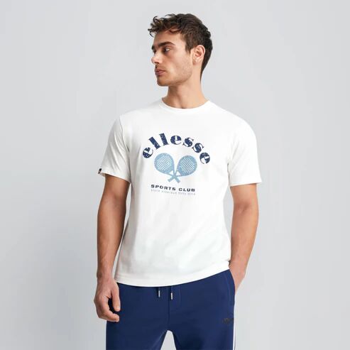 Ellesse Erkek T-shirt M-EM183 Beyaz - XL