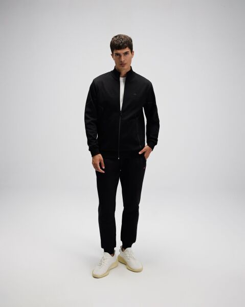 Ellesse Erkek Fermuarlı Sweat EM545 Siyah - XXL