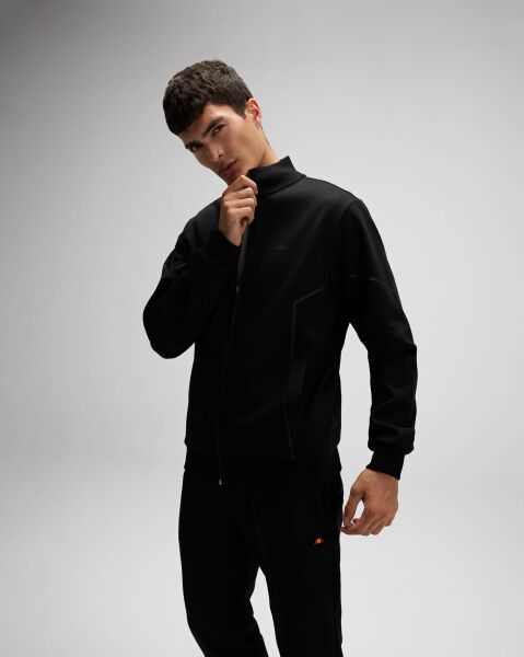 Ellesse Erkek Fermuarlı Sweat EM545 Siyah - XXL