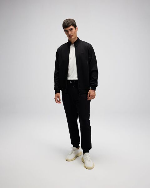 Ellesse Erkek Fermuarlı Sweat EM545 Siyah - XXL