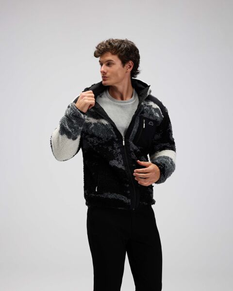 Ellesse Fermuarlı Kapüşonlu Fleece Dış Giyim XL - Gri