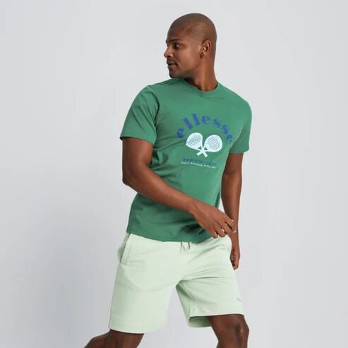 Ellesse Erkek T-shirt M-EM183 Yeşil - XXL