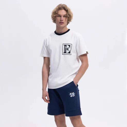 Ellesse Erkek T-shirt M-EM458 Lacivert - L