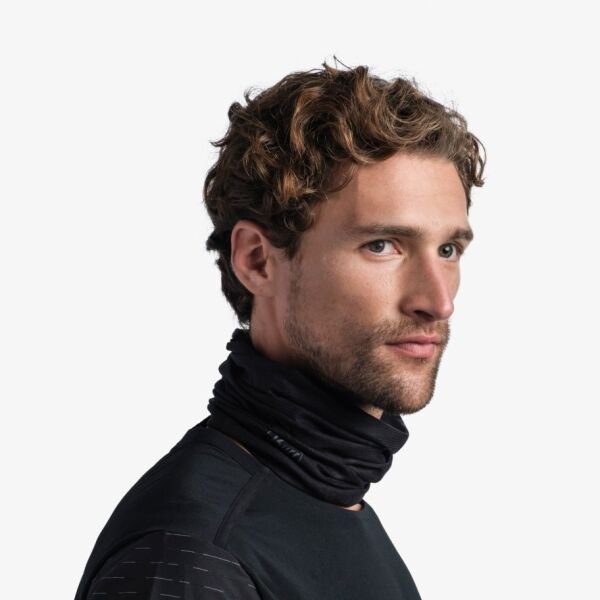 BUFF® COOLNET UV® SOLID BLACK BOYUNLUK Siyah