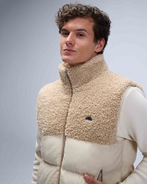 Ellesse Erkek Dolgulu Polar Yelek EM532 XXL - Bej