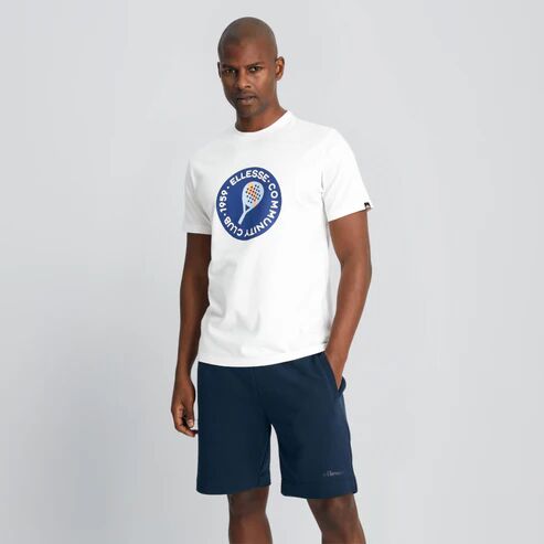Ellesse Erkek T-shirt M-EM185 Beyaz - XXL
