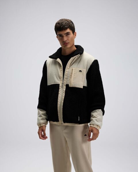 Ellesse Erkek Fermuarlı Polar Mont EM511 Siyah - XL