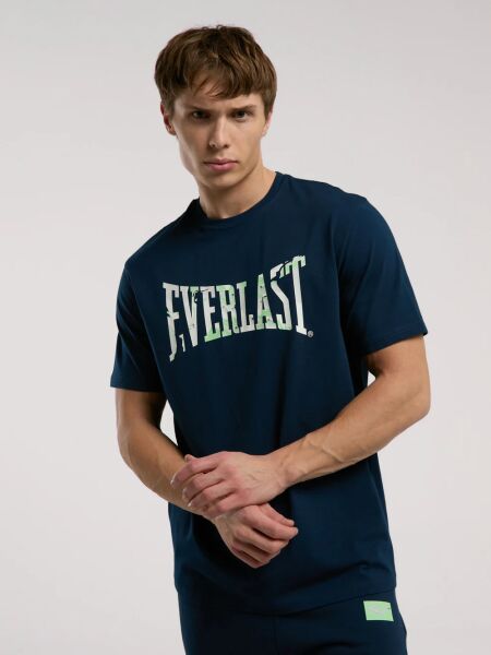 Everlast Boxing Club Logo Erkek Tişört TM0014 Lacivert - L