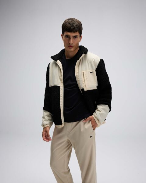 Ellesse Erkek Fermuarlı Polar Mont EM511 Siyah - XXL