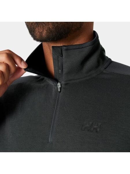 HELLY HANSEN HP 1/2 ZIP PULLOVER 2.0 SWEATSHIRT XL - EBONY