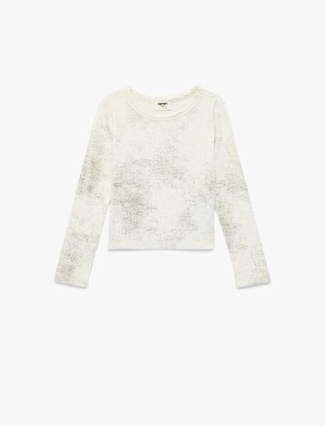 Koton Ekru Bluz 6SKG60092AK Ekru - 9-10