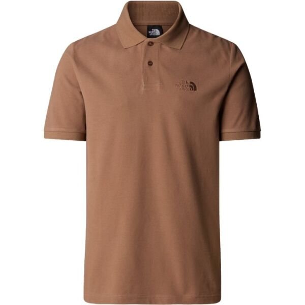 The North Face Essential Regular Erkek Polo T-Shirt Kahverengi - S