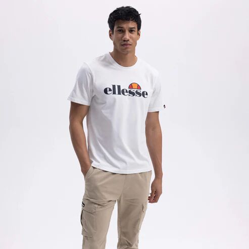 Ellesse Erkek T-shirt M-EM459 Beyaz - L