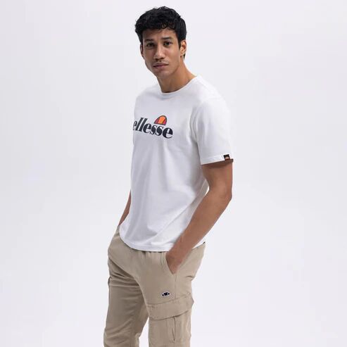 Ellesse Erkek T-shirt M-EM459 Beyaz - L