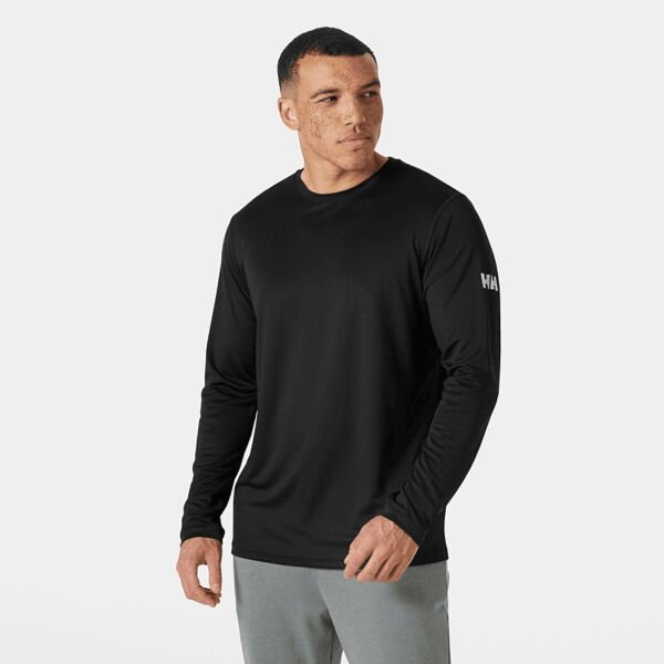 HELLY HANSEN HH TECH CREW LS 2.0 UV ÜST XL - EBONY