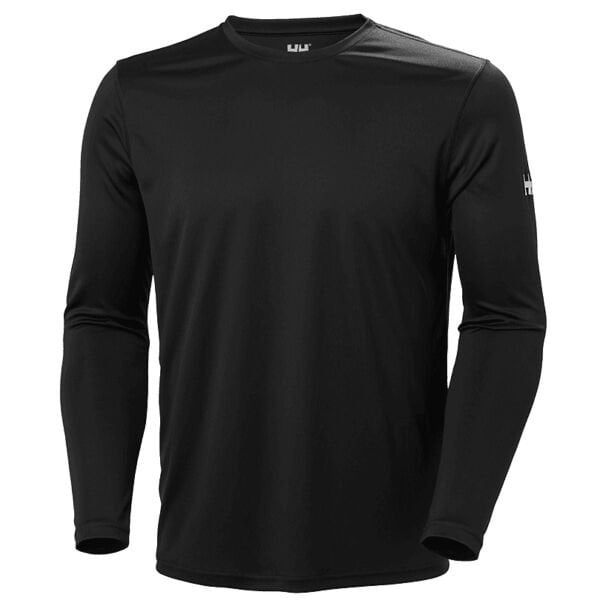 HELLY HANSEN HH TECH CREW LS 2.0 UV ÜST XL - EBONY