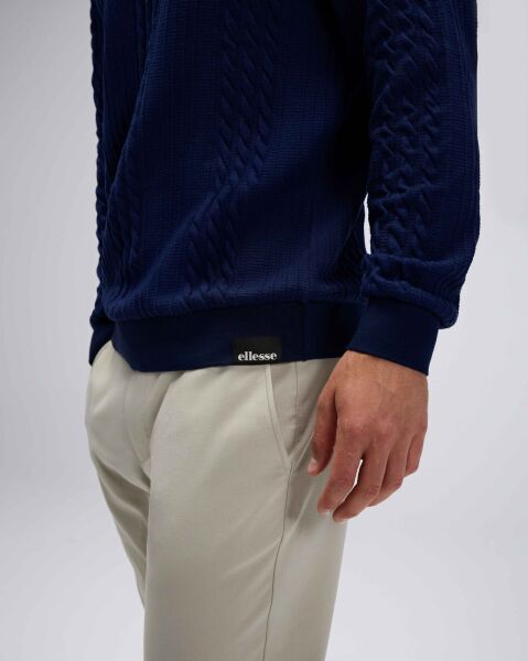 Ellesse Erkek Sweatshirt EM623 Lacivert - XXL