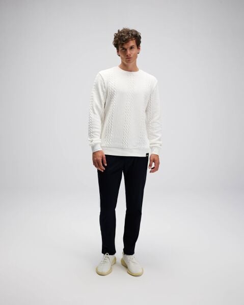 Ellesse Erkek Sweatshirt EM623 Lacivert - XXL