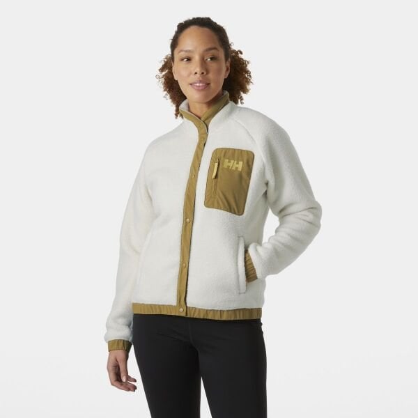 HELLY HANSEN Imperial Pile Snap Kadın Polar Mont Krem - XS