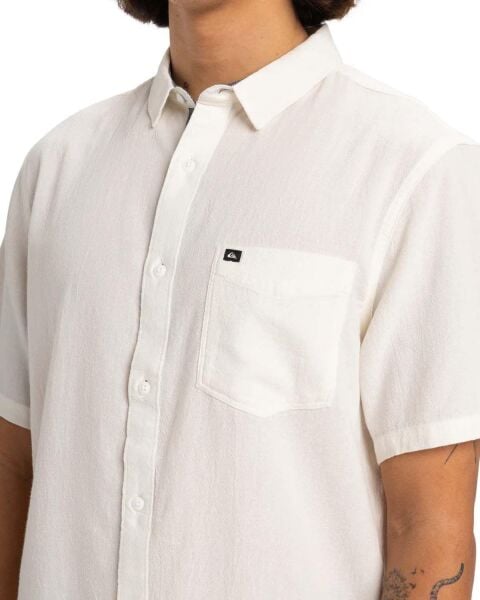 Quiksilver Time Box Erkek Gömlek XL - Incense - Solid