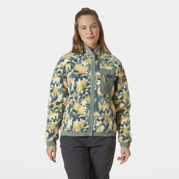 HELLY HANSEN Imperial Pile Snap Kadın Polar Mont Yeşil - S