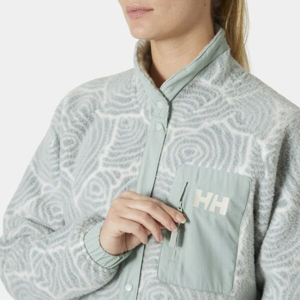 HELLY HANSEN Imperial Pile Snap Kadın Polar Mont Yeşil - S