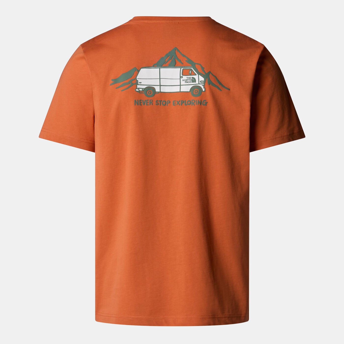 The North Face Ss Outdoor Graphic Tee Erkek T-Shirt Turuncu - M