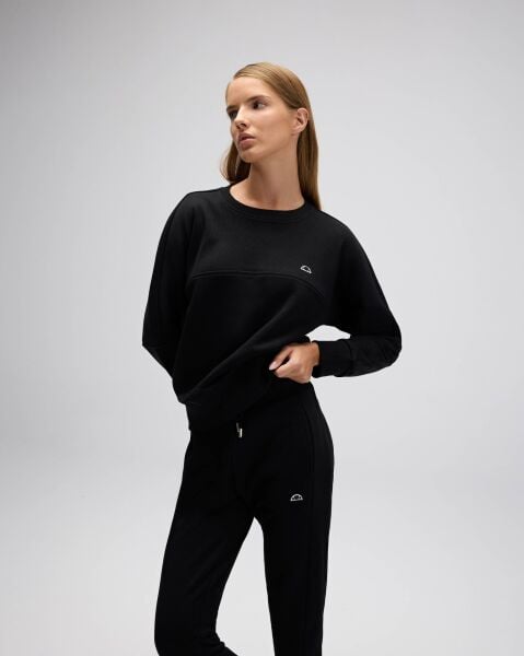Ellesse Kadın Sweatshirt EF567 Siyah - M