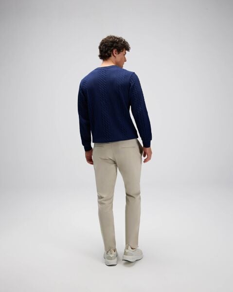 Ellesse Erkek Sweatshirt EM623 Lacivert - XXL