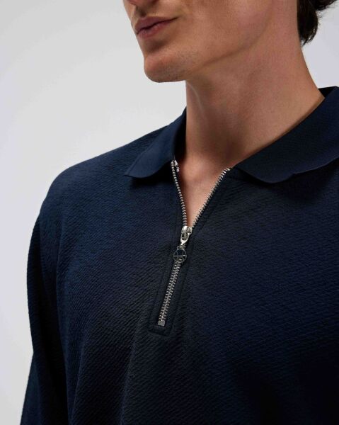 Ellesse Erkek Polo Sweatshirt EM601 Lacivert - L