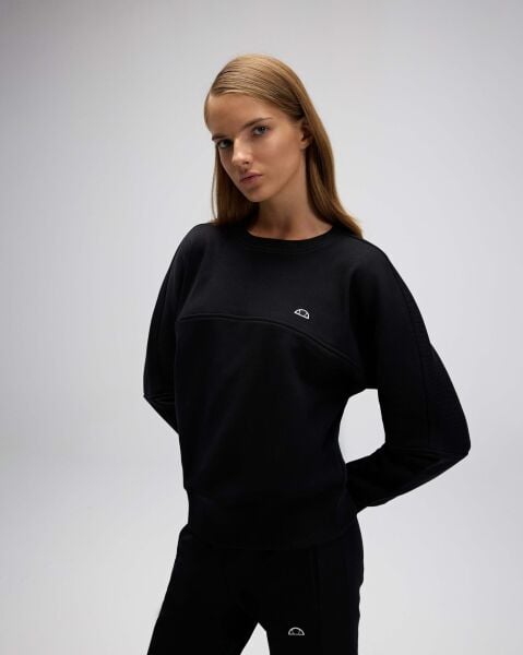 Ellesse Kadın Sweatshirt EF567 Siyah - XS