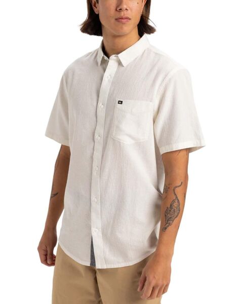 Quiksilver Time Box Erkek Gömlek Beyaz - XL
