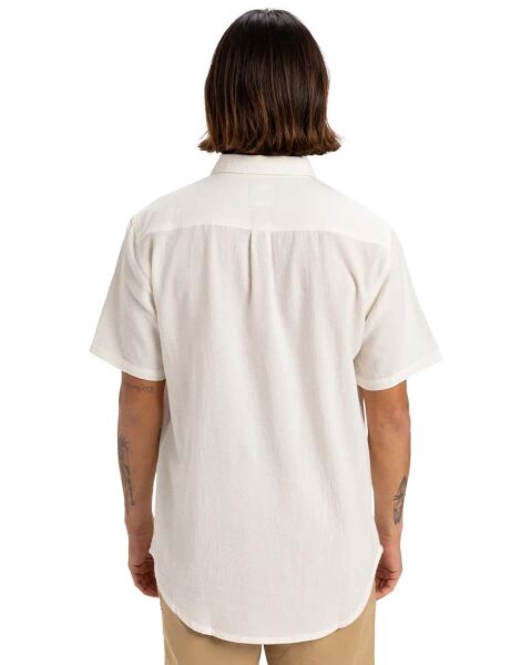 Quiksilver Time Box Erkek Gömlek Beyaz - XL