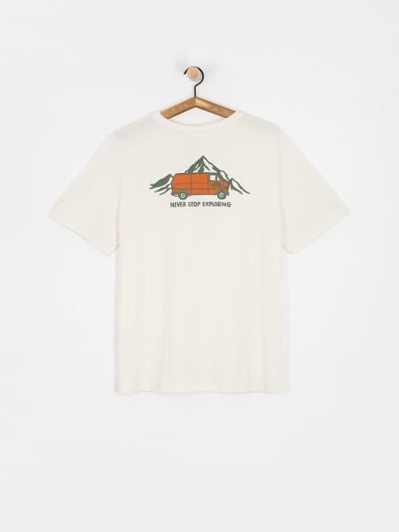 The North Face Ss Outdoor Graphic Tee Erkek T-Shirt Beyaz - M