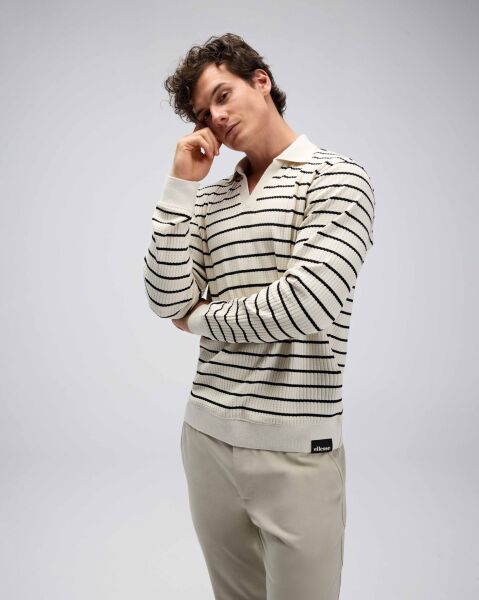 Ellesse Erkek Polo Sweatshirt EM594 Siyah - XXL