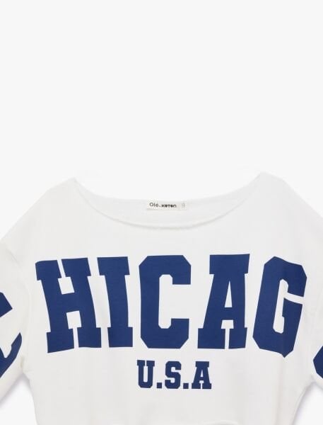 Koton Ekru Tişört 6Sal10017Ik XS - Ekru