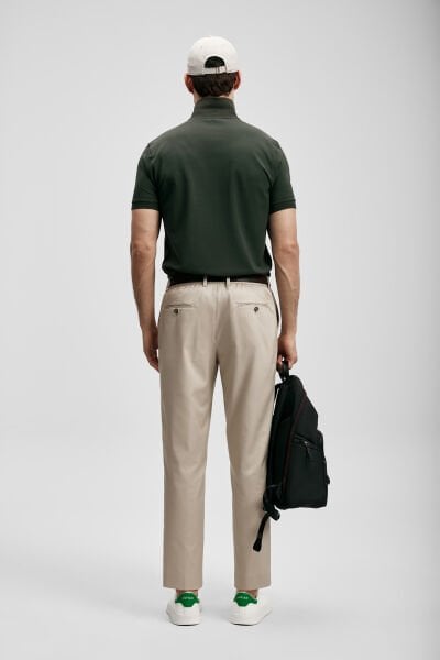 LUFİAN Brady Smart Erkek Polo Tişört 111040245 Haki - XXL