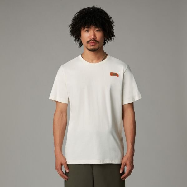 The North Face Ss Outdoor Graphic Tee Erkek T-Shirt Beyaz - XL