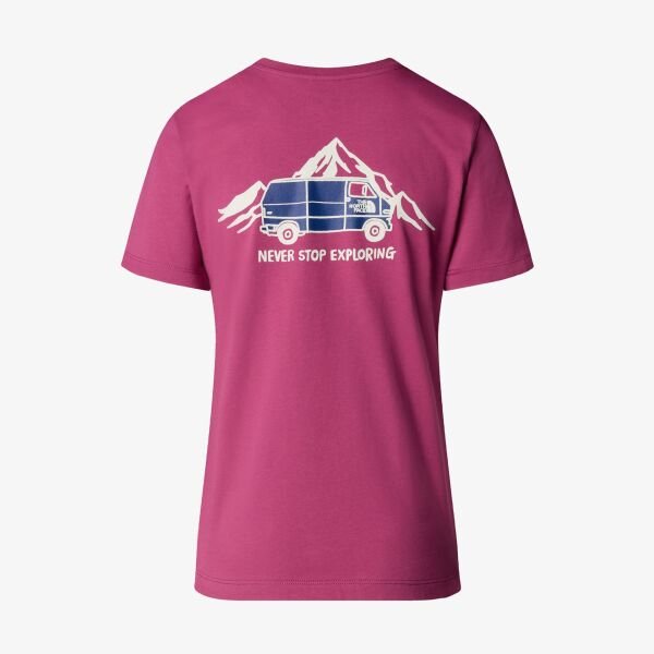 The North Face Ss Outdoor Graphic Tee Kadın T-Shirt Bordo - L
