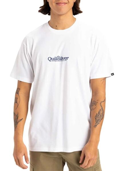 Quiksilver Fineline Ss Erkek T-Shirt Beyaz - XXL