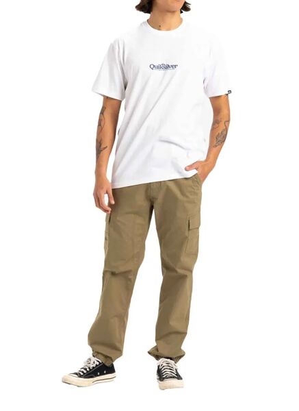 Quiksilver Fineline Ss Erkek T-Shirt Beyaz - XXL
