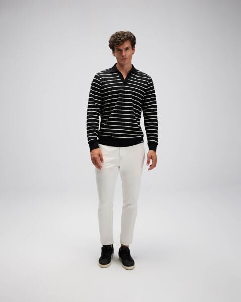 Ellesse Erkek Polo Sweatshirt EM594 Siyah - XXL