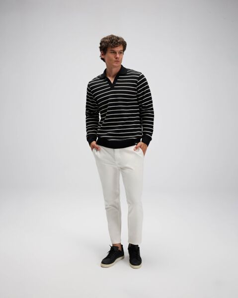 Ellesse Erkek Polo Sweatshirt EM594 Siyah - XXL