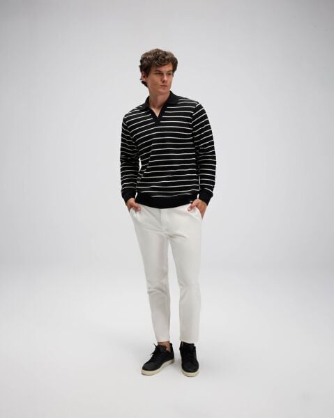 Ellesse Erkek Polo Sweatshirt EM594 Siyah - XXL