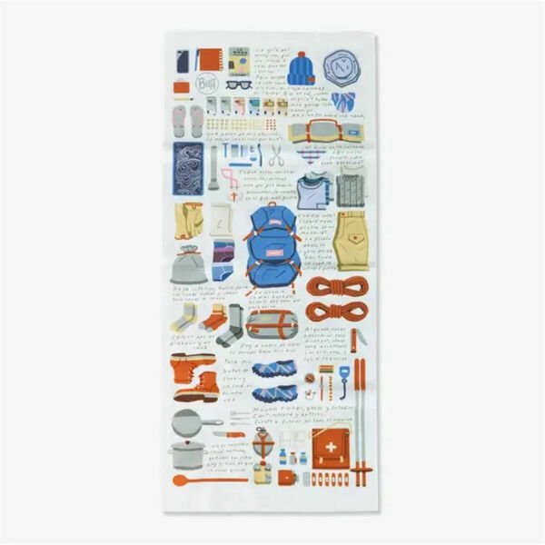 BUFF COOLNET UV® CAMINO GUIA PEREGRINO BOYUNLUK Renkli