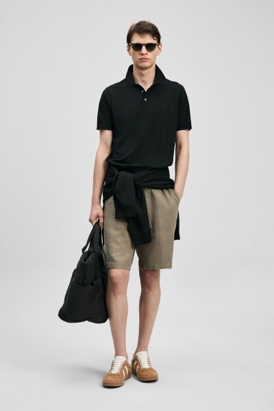 LUFİAN Derek Erkek Modal Karışımlı Kazak 111090134 Siyah - S